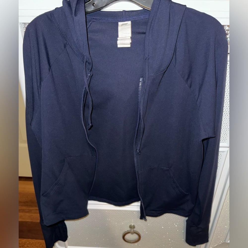 Fabletics Brand Navy Blue Zip Up Jacket